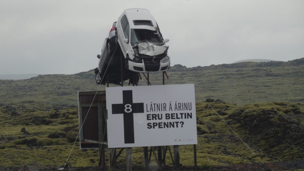 Muertos en carretera en Islandia