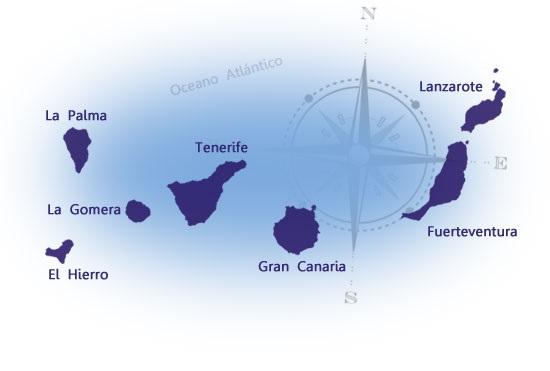 Mapa Islas Canarias